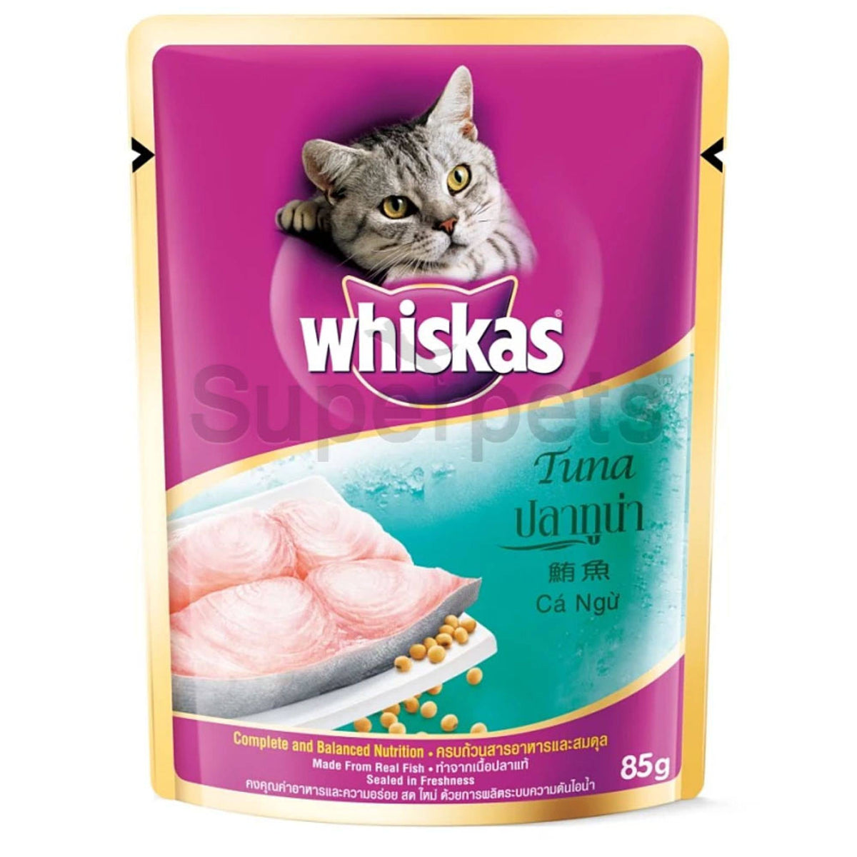 Whiskas - Pouch Tuna 80gSuperpets Trading